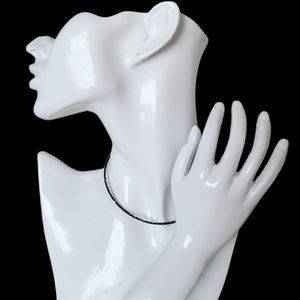 Black Spinel Choker Necklace